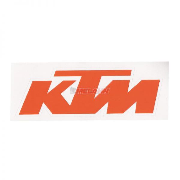 KTM Aufkleber 12x4cm, orange