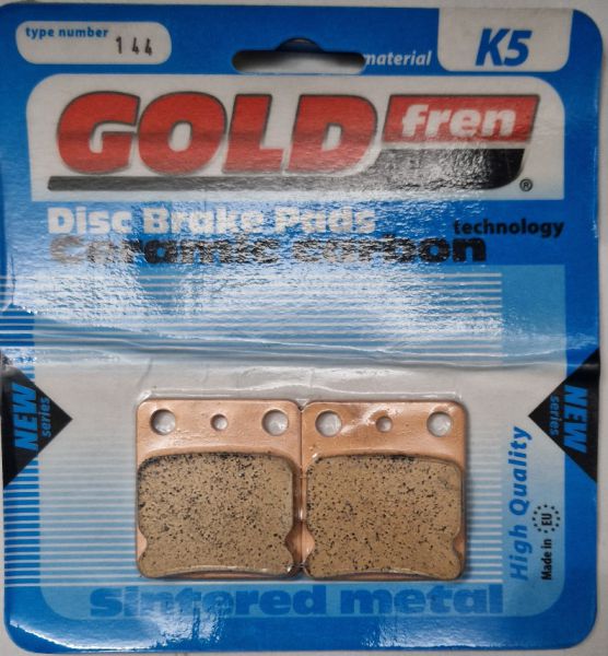 GOLDFREN Sinter-Bremsbeläge 144 K5, hinten für Husqvarna 92-94