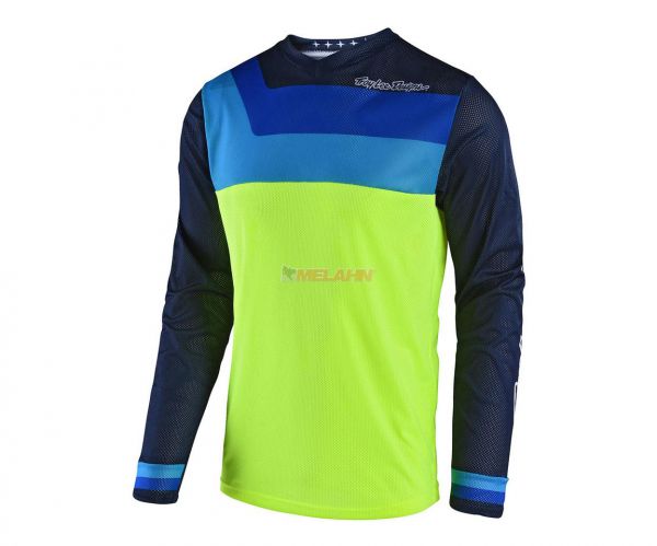 TROY LEE DESIGNS Jersey: GP Air Prisma, neon-gelb