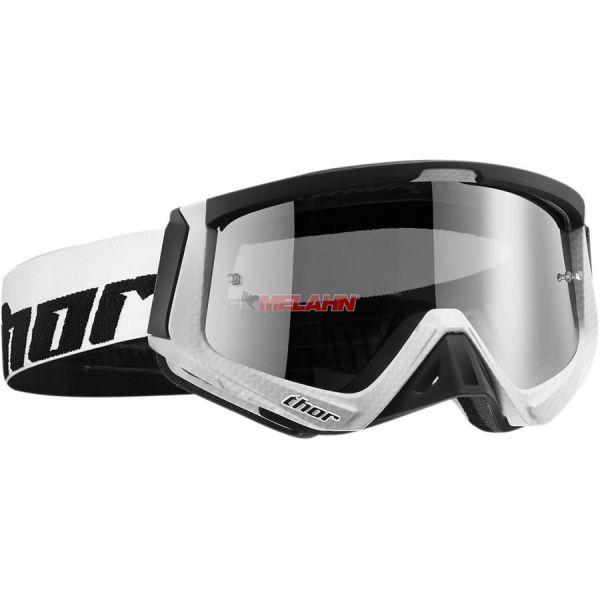 THOR Brille: Sniper Carbon, weiß/schwarz