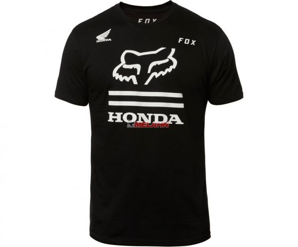 FOX Premium T-Shirt: Honda, schwarz