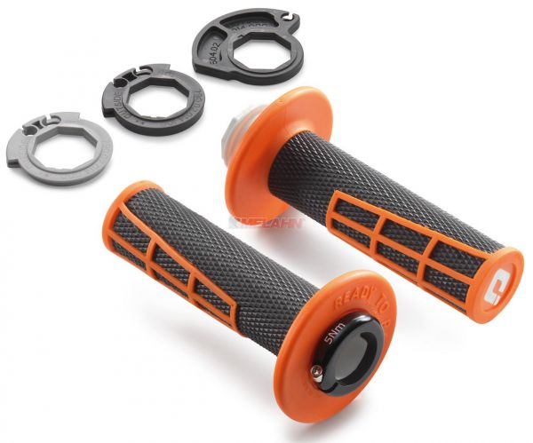 KTM/ODI Griff (Paar): Lock-On 2-Komponenten, schwarz/orange