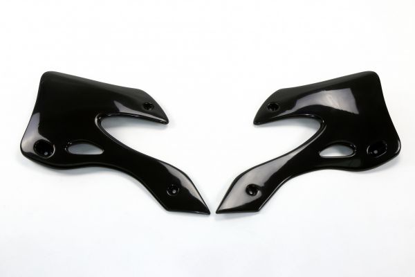 UFO Spoiler (Paar) Kühlerverkleidung für KAWASAKI KX 125/250 1999-2002, schwarz