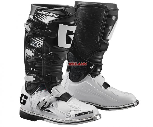 GAERNE Stiefel: SG 10 Techno Race, schwarz/weiß