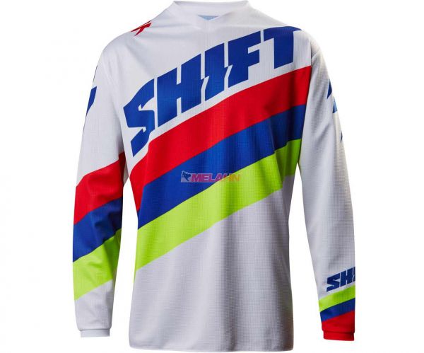 SHIFT Jersey: Whit3 Tarmac, weiß