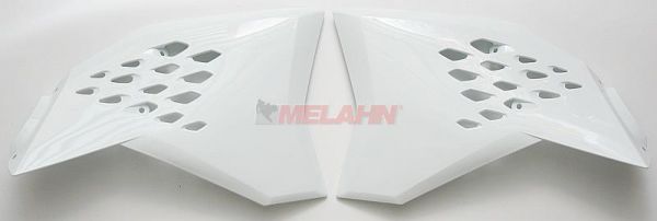 UFO Spoiler (Paar) für KTM 65 SX 09-15, weiß