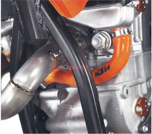 KTM Kühlerschlauch-Set 450 SX-F 16-18, orange