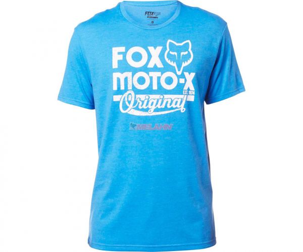 FOX T-Shirt: Scripted, blau melange