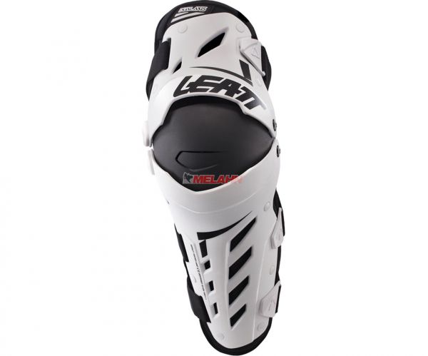 LEATT Knie- und Schienbeinprotektor (Paar): Dual Axis, weiß