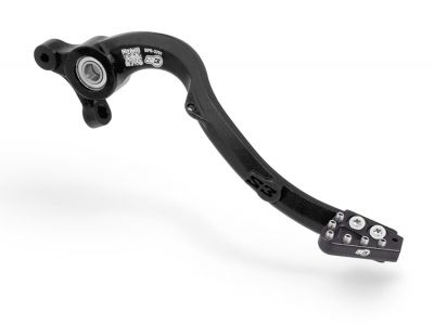 S3 Aluminium-Fußbremshebel für KTM 125-450 SX 2023- / 150-500 EXC 2024-, schwarz