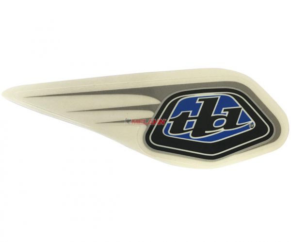 TROY LEE DESIGNS Aufkleber: TLD Slant Logo blau, rechts, 14x5cm