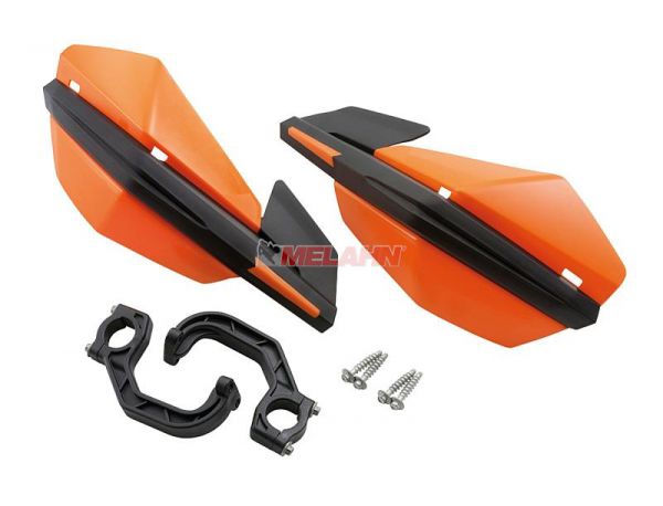 KTM Handprotektoren (Paar): MX III, Lenkermontage, orange