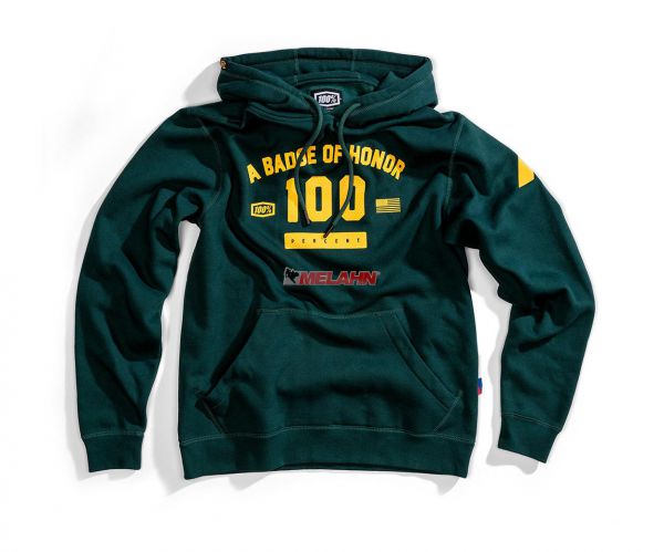 100% Hoody: Tribute, emerald