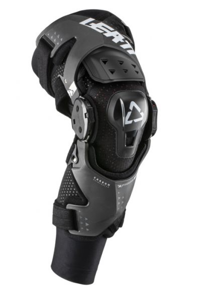 LEATT Knee Brace (Paar): X-Frame Hybrid, schwarz
