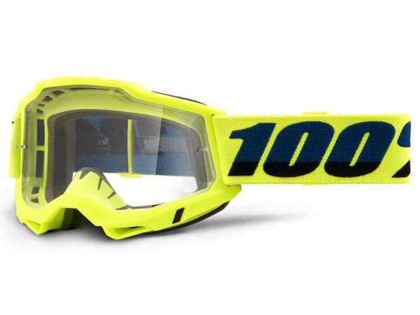 100% Brille: Accuri 2 fluo yellow, klares Glas