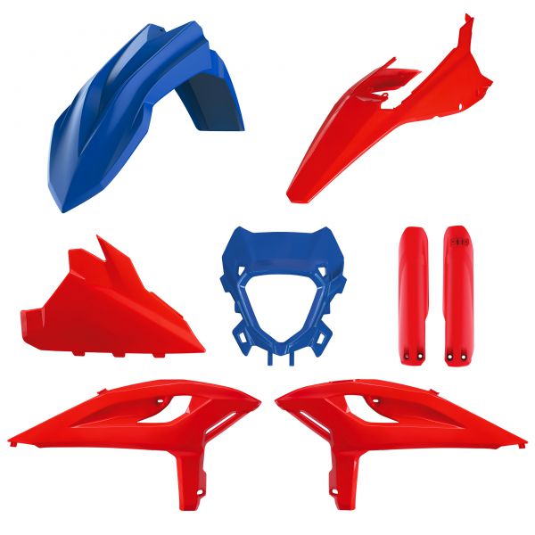 POLISPORT Plastik-Kit für BETA RR 125-480 2025-2026, rot/blau