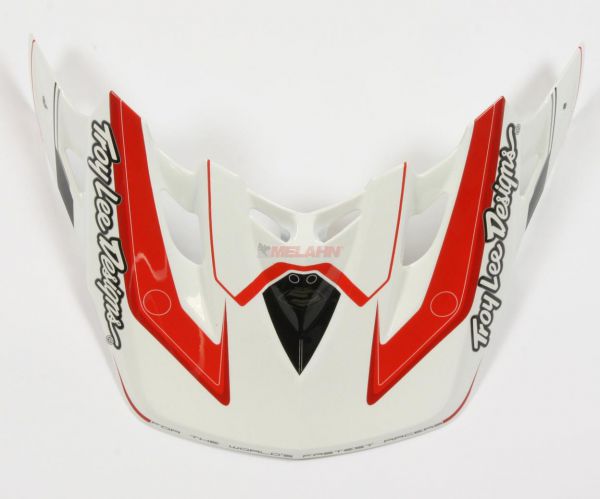 TROY LEE DESIGNS Helmschirm: Visor SE2 Throttle, weiß