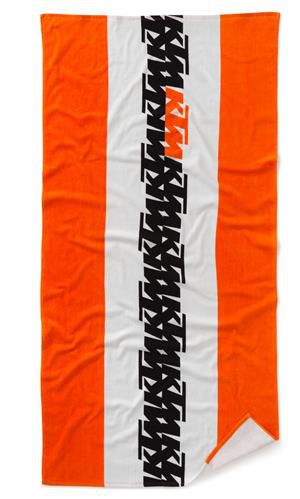 KTM Handtuch: Radical Towel, weiß/orange