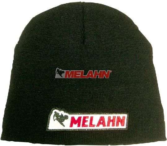 MELAHN Beanie: Logo, schwarz