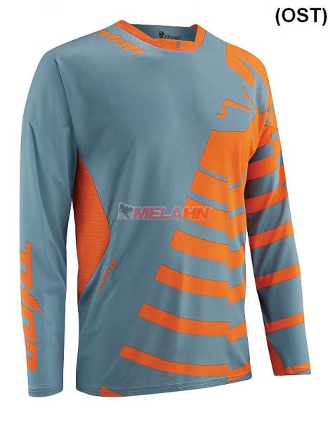 THOR Hemd: Core, Orbit steel/orange