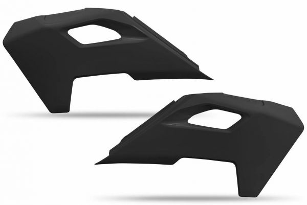 UFO Kühlerspoiler (Paar) kompatibel für HUSQVARNA FC/FS/TC 2023-2024 / FE/TE 2024-2025, schwarz