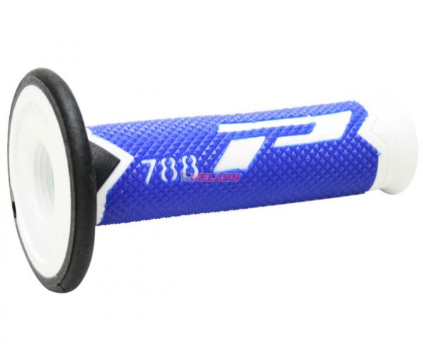 PROGRIP Griff (Paar): 788 Slim, weiß/blau/schwarz