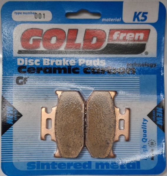 GOLDFREN Sinter-Bremsbeläge 001 K5, hinten für KX/TT/YZF