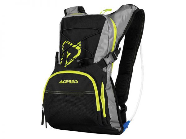 ACERBIS Trinkrucksack: H2O 2 Liter, schwarz/grau/gelb