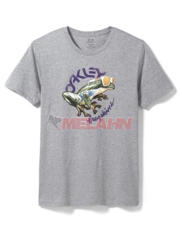 OAKLEY T-Shirt: Rock the Frogskins, grau