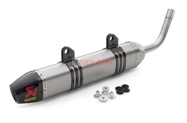 KTM Akrapovic Titan-Werksenddämpfer SX/EXC 125