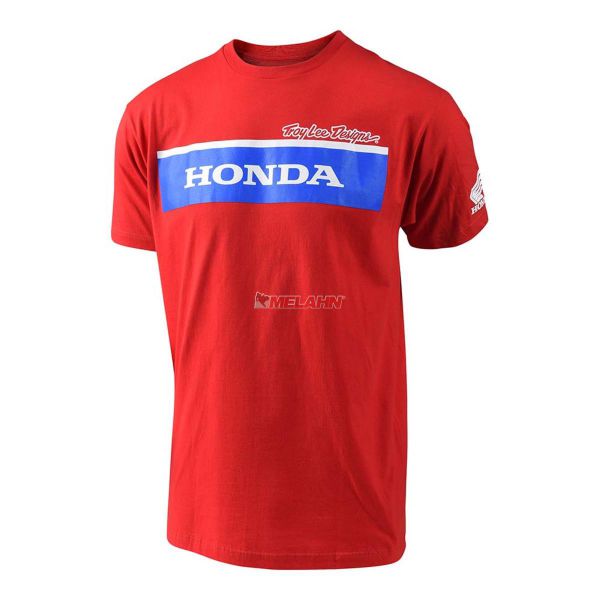 TROY LEE DESIGNS Honda Wing Block Tee, rot