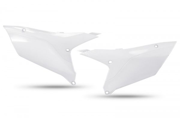 UFO Seitenteile (Paar) für YAMAHA YZF 250 2024- / 450 2023-, weiß