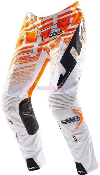 JT-RACING Hose: Hyper Lite, weiß/orange