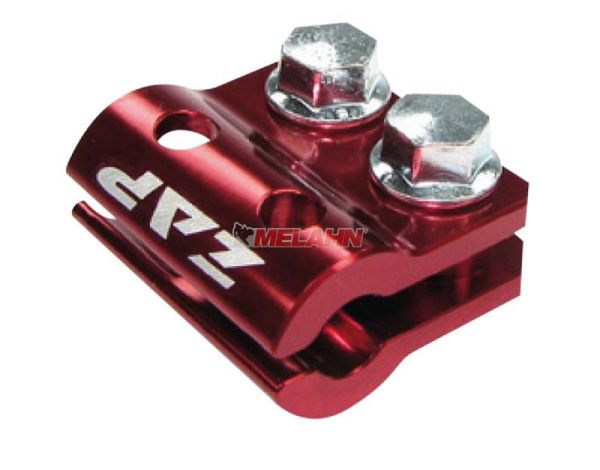 ZAP Aluminium-Bremsschlauchhalter CR/CRF 01-/ YZF 05-, rot