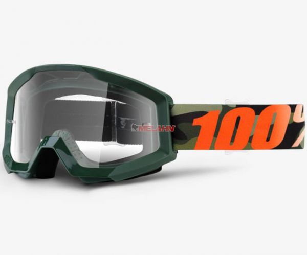 100% Brille: Strata Huntsitan, camo/orange