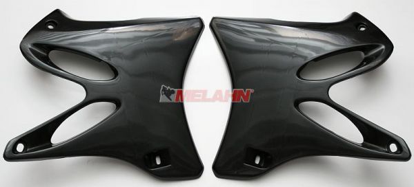 UFO Spoiler (Paar) Kühlerverkleidung für YZ 125/250 02-14, schwarz