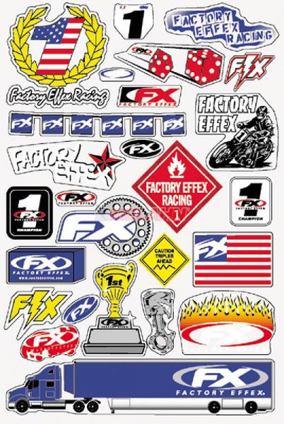 FX Sponsor Aufkleberkit FX