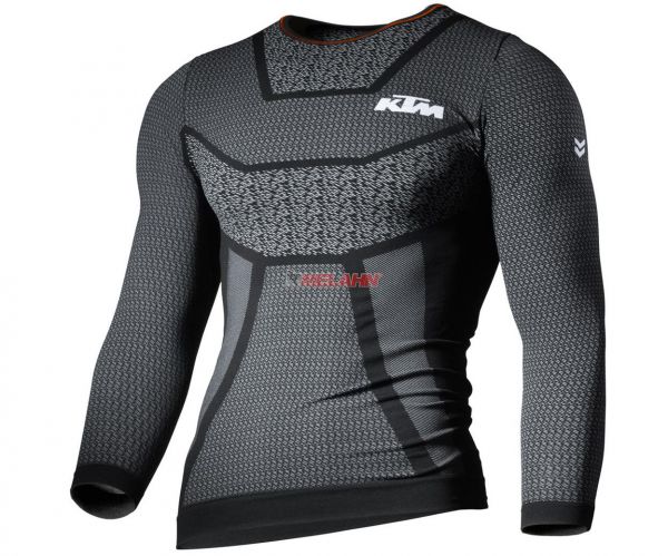 KTM Funktions-Shirt: langarm, schwarz