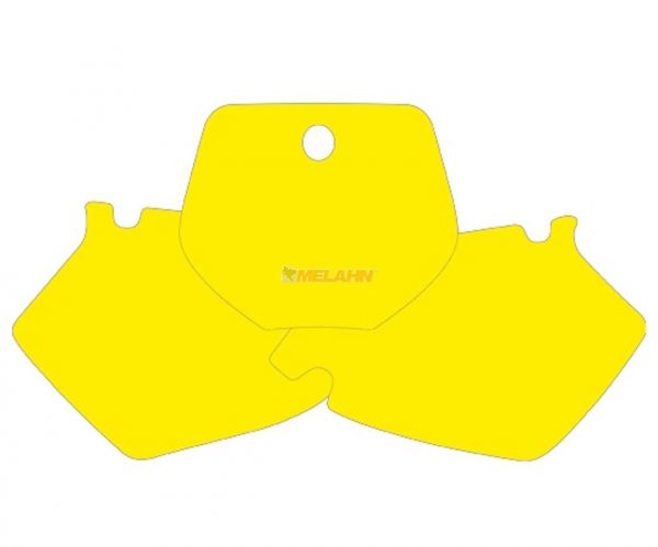 BLACKBIRD Startnummernuntergrund YZ 125/250 96-99, gelb