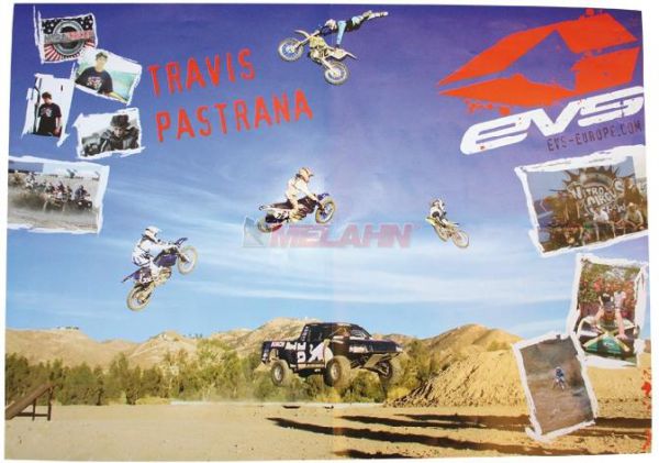 EVS Poster: Travis Pastrana 2010 (59x42cm), gefaltet