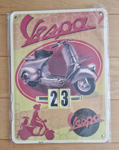 VESPA Wandkalender, einstellbar