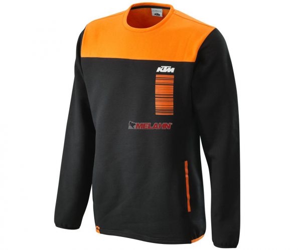 KTM Pullover, schwarz/orange