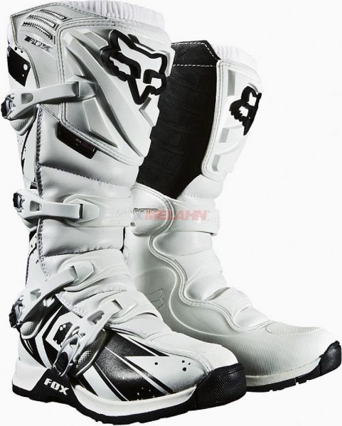 FOX Stiefel: Comp 5 Undertow, weiß