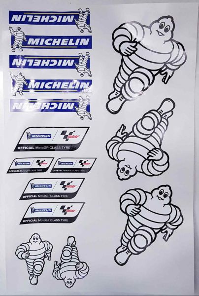 MICHELIN Aufkleber-Kit: MotoGP, 15-teilig