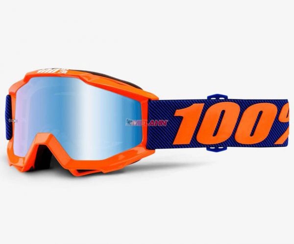 100% Kids Brille: Accuri Origami, orange/blau