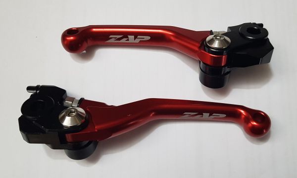 ZAP Flex-Kupplungs-/Bremshebel-Set CRF 450 21-, rot