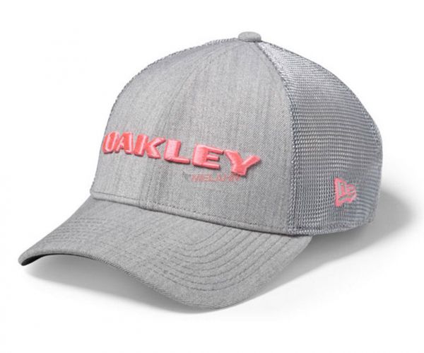 OAKLEY Snapback: Heather new Era, grau/weiß/pink