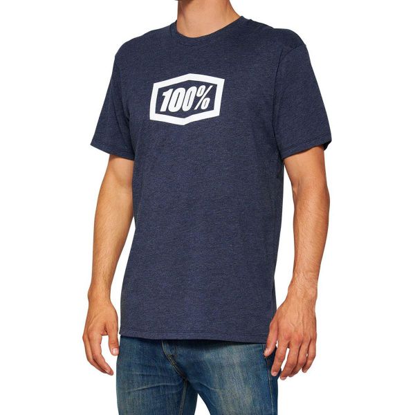 100% T-Shirt: Icon, navy heather