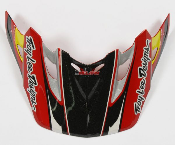 TROY LEE DESIGNS Helmschirm: Visor SE2 Tremor, rot