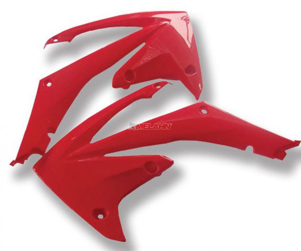 POLISPORT Spoiler (Paar) Kühlerverkleidung, CRF 250 10-13 / 450 09-12, rot